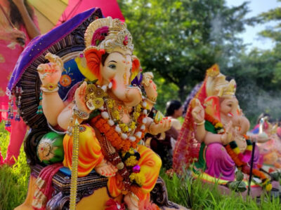 How can we celebrate Ganesh Chaturthi at home?