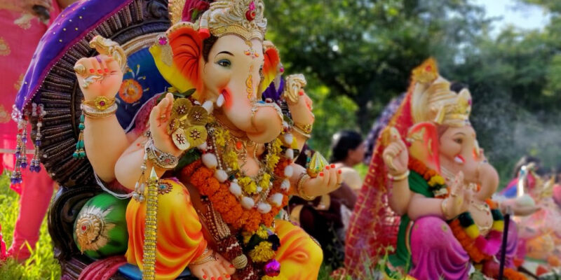 How can we celebrate Ganesh Chaturthi at home?